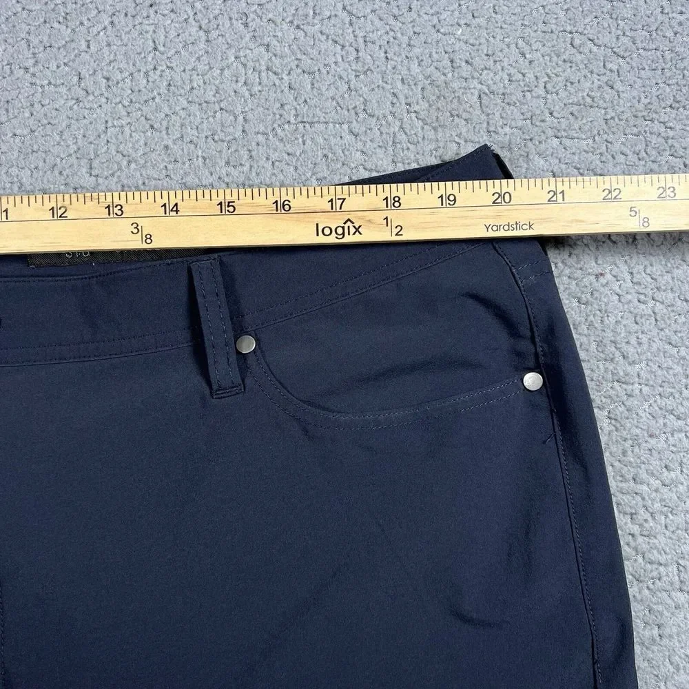 J‎ Hilburn Mens Pants 40x29 Blue Golf Stretch Chino Tech STU